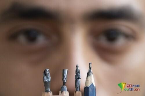 鉛筆激光刻字(打標(biāo)機(jī)洞洞鉛筆模板制作)